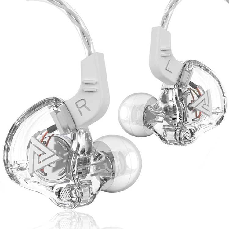 QKZ AK6 2 PCS In-Ear 3.5mm Wired Subwoofer Sports Earphones, 2 PCS, 2 Pair