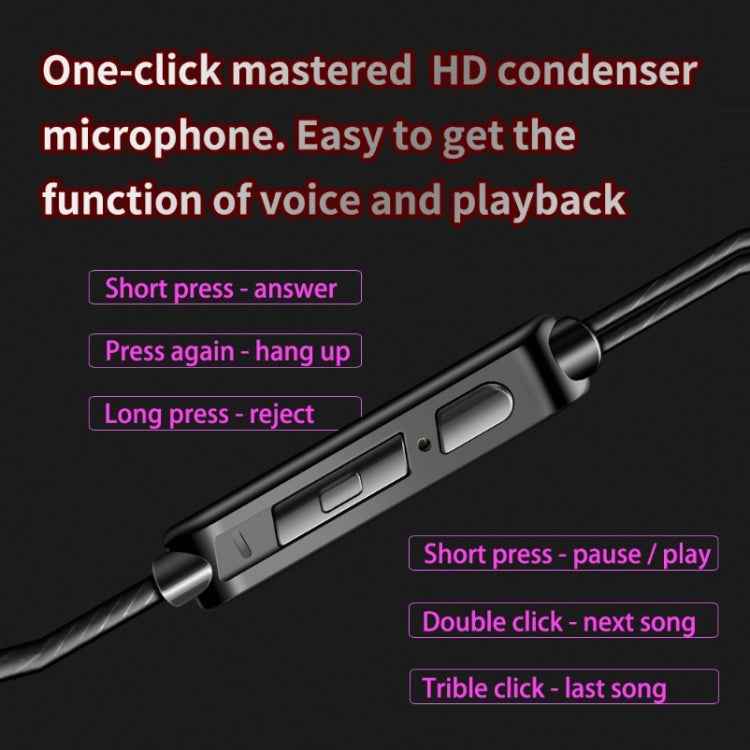 QKZ AK6 2 PCS  In-Ear 3.5mm Wired Subwoofer Sports Earphones