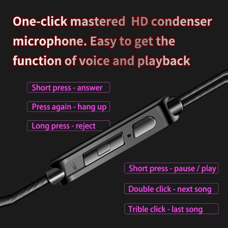 QKZ AK6 2 PCS In-Ear 3.5mm Wired Subwoofer Sports Earphones, 2 PCS, 2 Pair