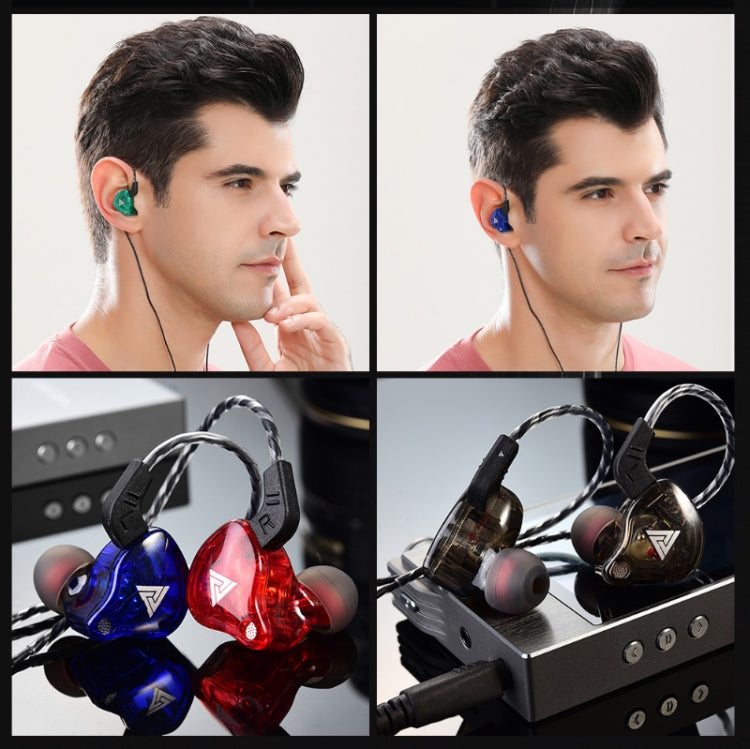 QKZ AK6 2 PCS In-Ear 3.5mm Wired Subwoofer Sports Earphones, 2 PCS, 2 Pair