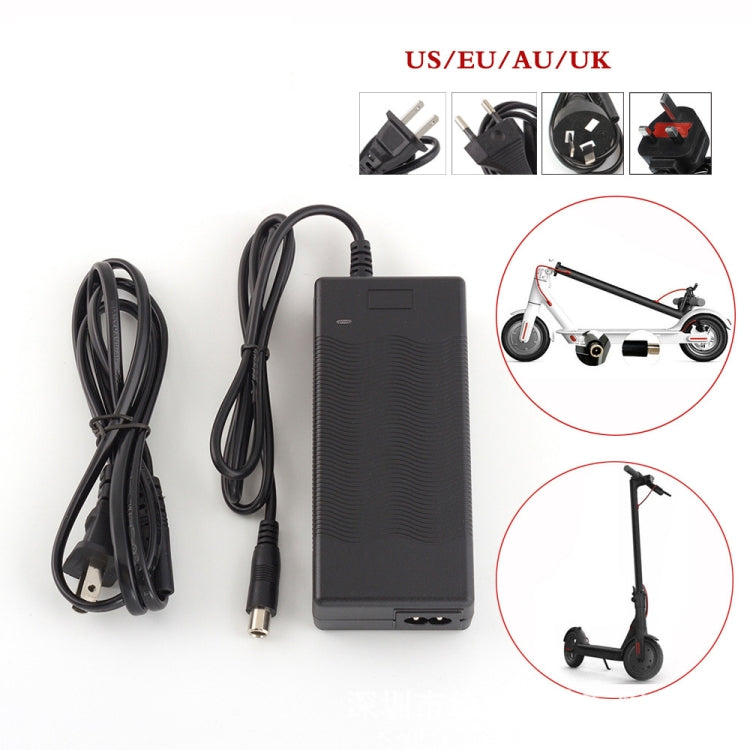 THGX-4202 42V / 2A DC 5.5mm Charging Port Universal Electric Scooter Power Adapter Lithium Battery Charger for Xiaomi Mijia M365 & Ninebot ES2 / ES4,, EU Plug, US Plug, UK Plug, AU Plug
