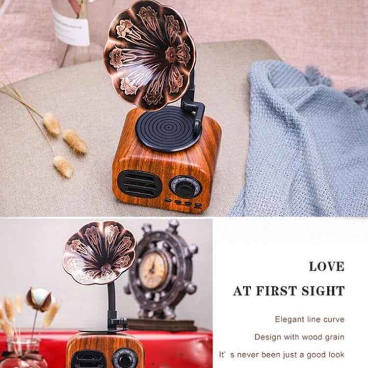 Ft-05 Wireless Retro Bluetooth Speaker Gramophone Mini Player