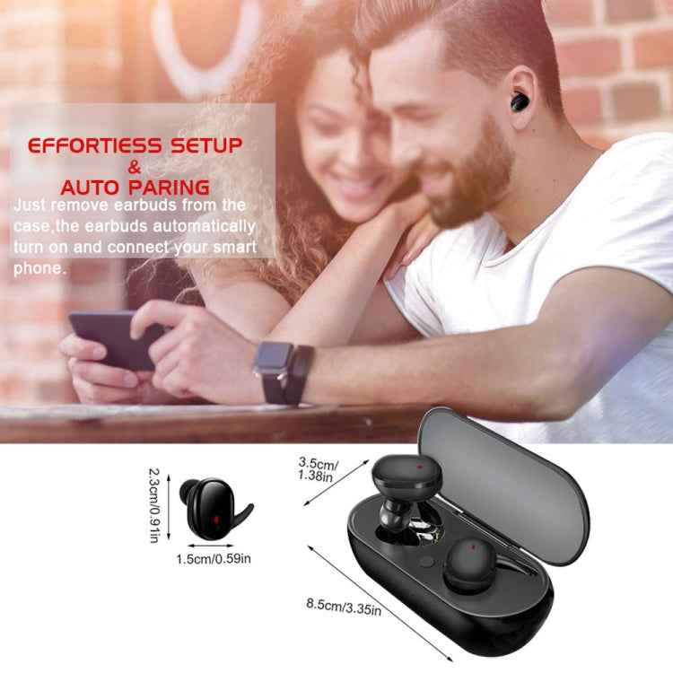 Y30 Wireless Bluetooth Headset 5.0 In-Ear Mini Earphone