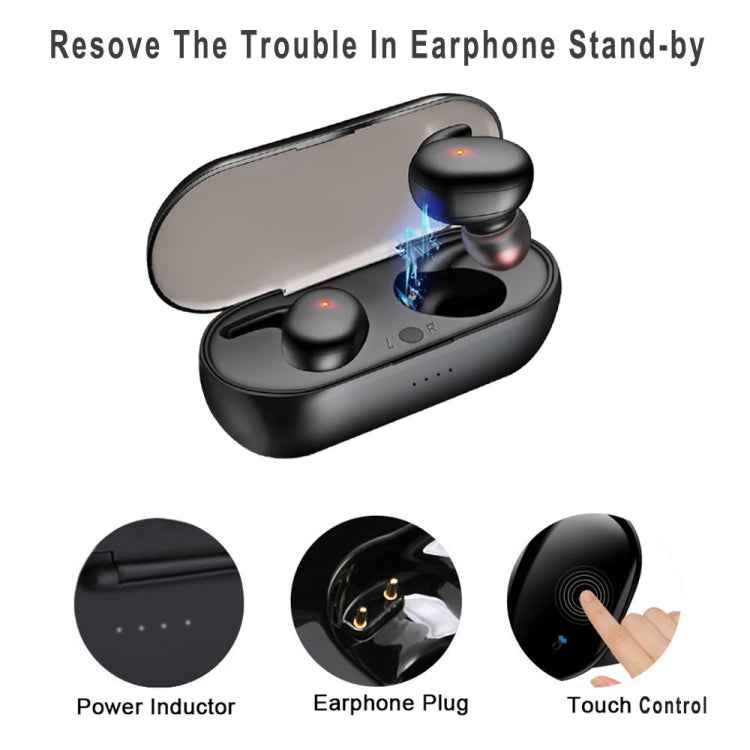 Y30 Wireless Bluetooth Headset 5.0 In-Ear Mini Earphone