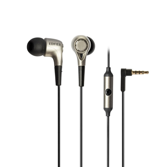 Edifier H230P In-Ear Subwoofer 3.5mm Wire-Controlled Sports Earphone With Microphone, Cable Length:1.3m