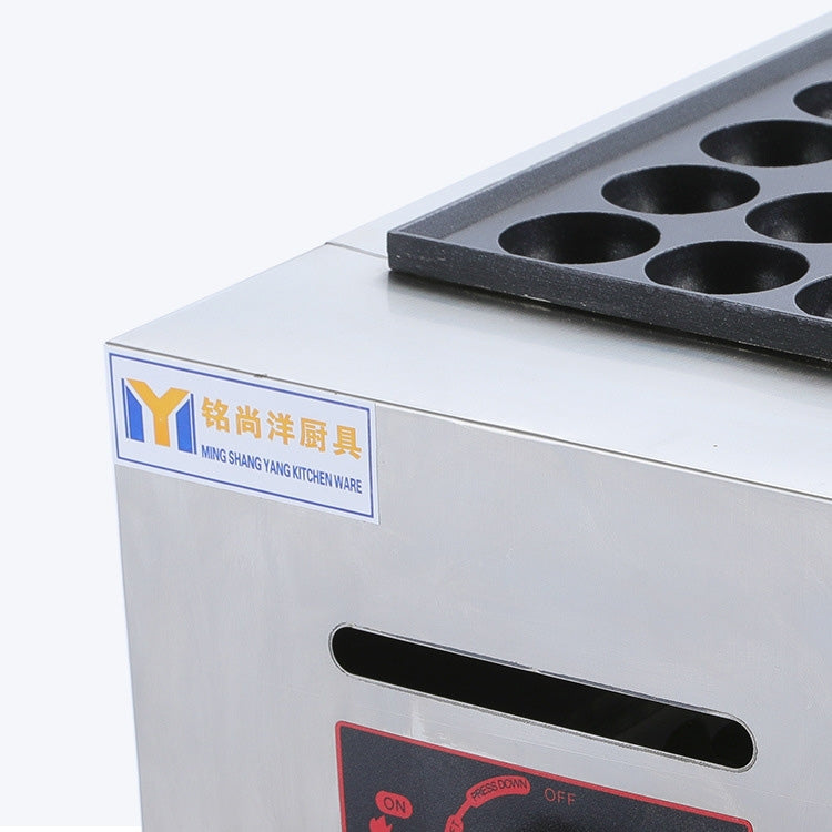 Gas Veneer Fish Ball Stove Takoyaki Making Machine