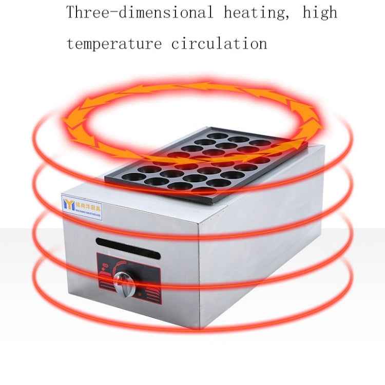 Gas Veneer Fish Ball Stove Takoyaki Making Machine