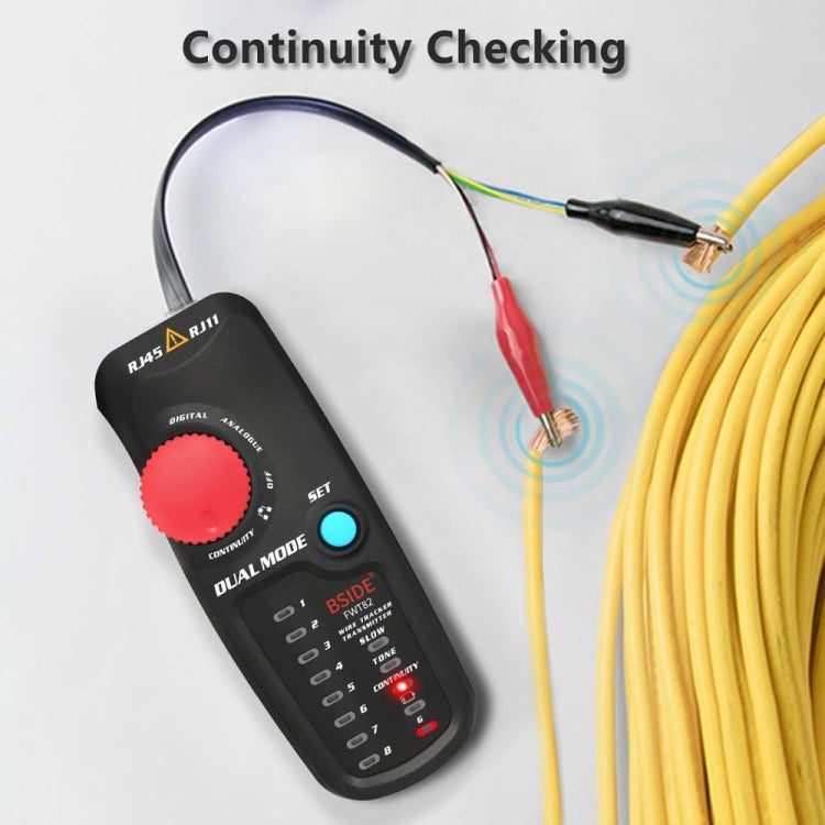 BSIDE FWT82 Analog And Digital Dual-Mode Anti-Interference Intelligent Line Finder Network Cable Tracker