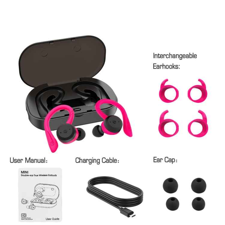 BE1032 Ear-mounted Waterproof Sports TWS Wireless Bluetooth Earphone