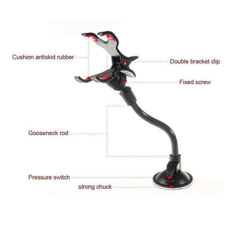 Universal Suction Cup Car Windshield Mount Phone Holder Glass Sticky Bracket