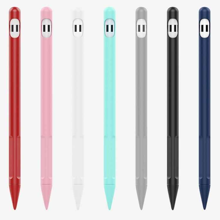 2 Sets 4 In 1 Stylus Silicone Protective Cover + Anti-Lost Rope Set For Apple Pencil 1