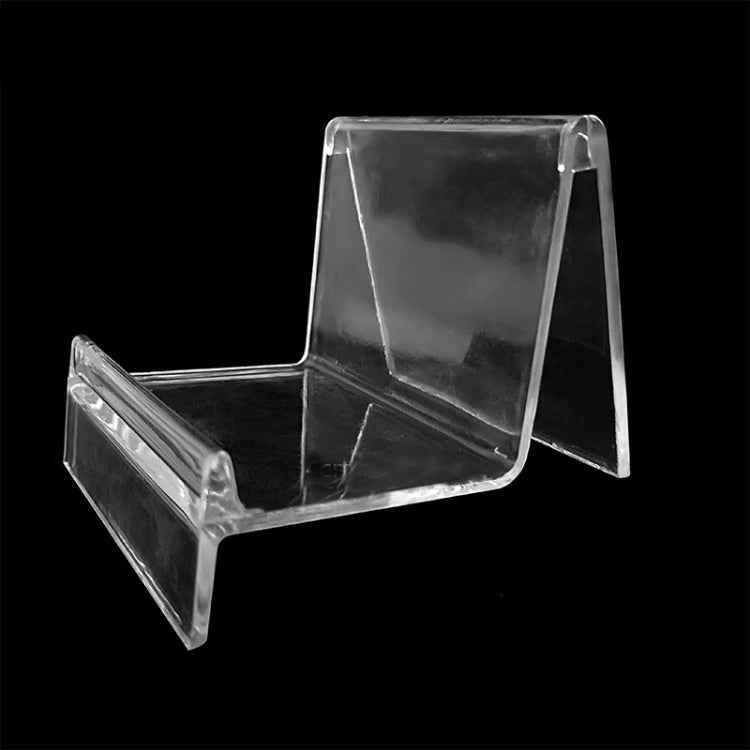 10 PCS Thickened Transparent Wallet Holder Plastic Phone Mask Display Stand Counter Display Stand,Specification: