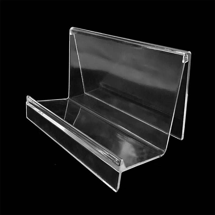 10 PCS Thickened Transparent Wallet Holder Plastic Phone Mask Display Stand Counter Display Stand,Specification: