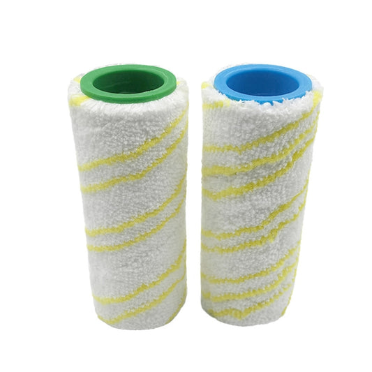 1 paire d'accessoires pour lave-linge HJ-PJ-0118, ensemble de rouleaux de brosse de nettoyage pour Ka/Rcher FC3D FC5