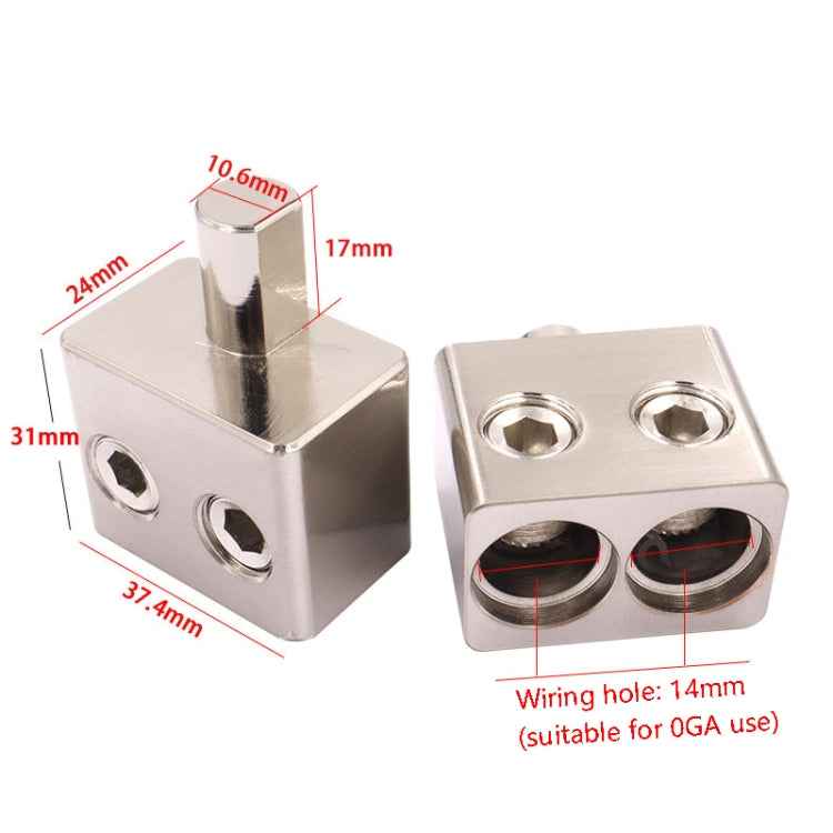 RT54 Car Audio Amplifier 1 Point 2 Splitter High Power Supply Terminal