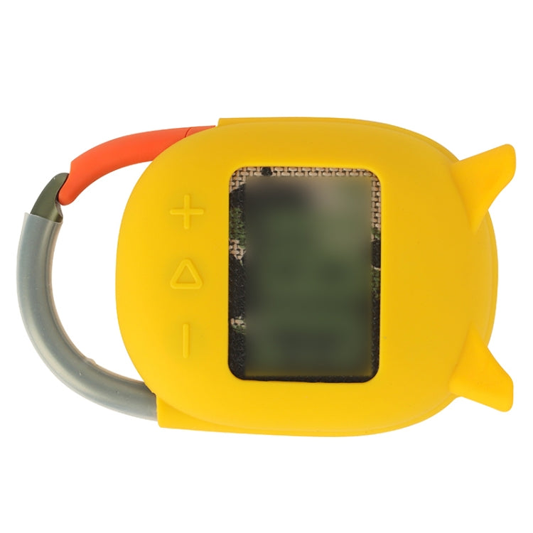 For JBL Clip 4 Bluetooth Speaker Silicone Case Protective Case, Style 1 (Red), Style 1 (Black), Style 1 (Yellow), Style 1 (Blue), Style 1 (Army Green), Style 1 (Silver Gray), Style 1 (Orange)