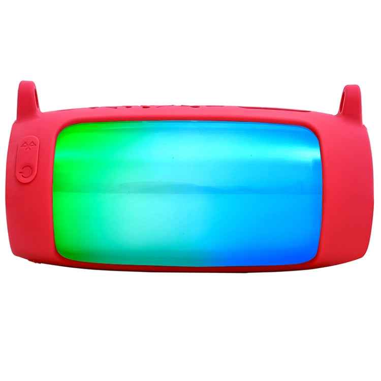 P401 For JBL Pulse4 Portable Shockproof Silicone Protective Case with Carabiner & Lanyard