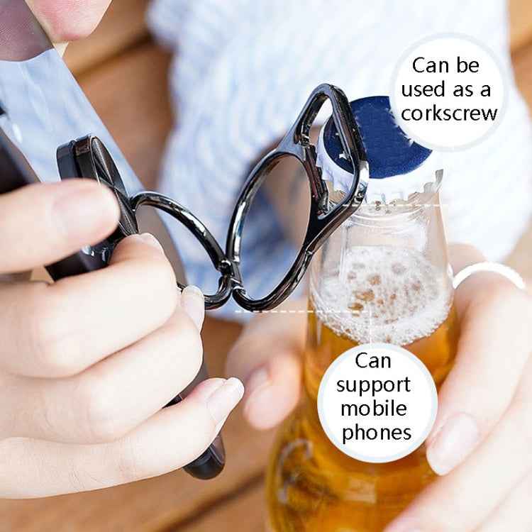 3 PCS Bottle Opener Folding Metal Mobile Phone Bracket Ring Buckle Bracket Car Magnets Live Desktop Bracket