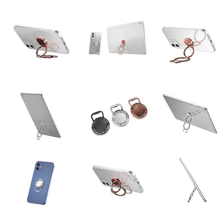 3 PCS Bottle Opener Folding Metal Mobile Phone Bracket Ring Buckle Bracket Car Magnets Live Desktop Bracket