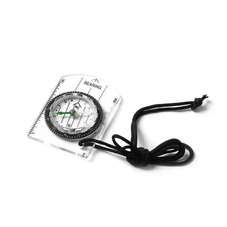 2 in 1 Compass With Map Measuring Ruler Outdoor Multifunctional Compass
