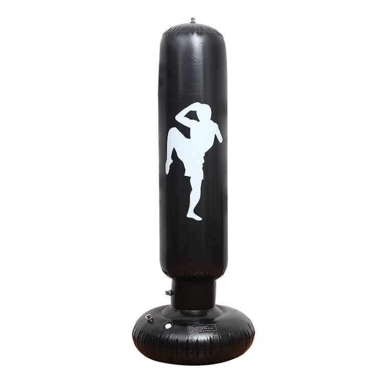 Inflatable Boxing Punching Bag Vertical Children Adult Vent Fitness Inflatable Tumbler Boxing Column, Height:1.5m