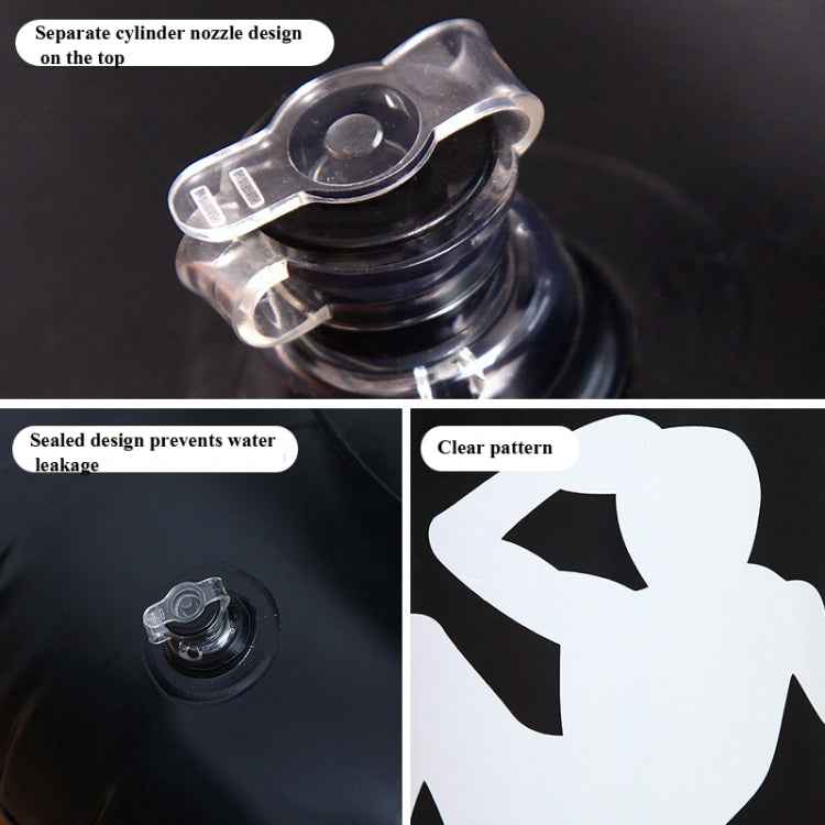 Inflatable Boxing Punching Bag Vertical Children Adult Vent Fitness Inflatable Tumbler Boxing Column, Height:1.5m