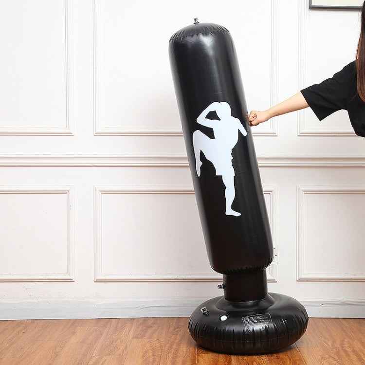 Inflatable Boxing Punching Bag Vertical Children Adult Vent Fitness Inflatable Tumbler Boxing Column, Height:1.5m