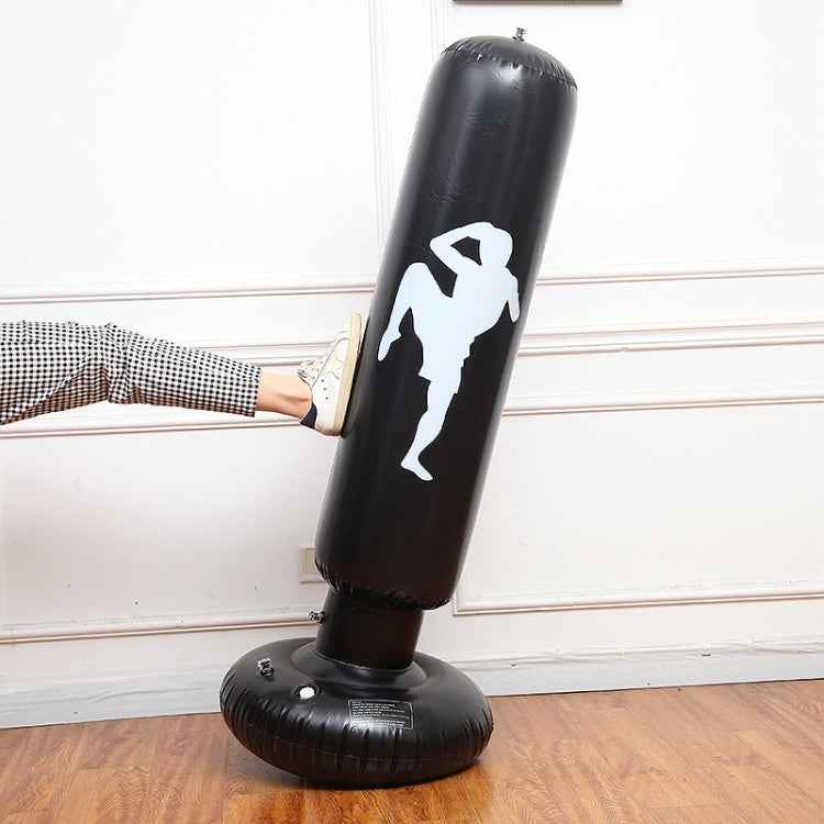 Inflatable Boxing Punching Bag Vertical Children Adult Vent Fitness Inflatable Tumbler Boxing Column, Height:1.5m