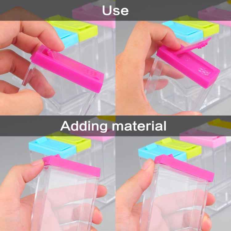 6 PCS/Set Transparent Spice Seasoning Box Storage Bottle