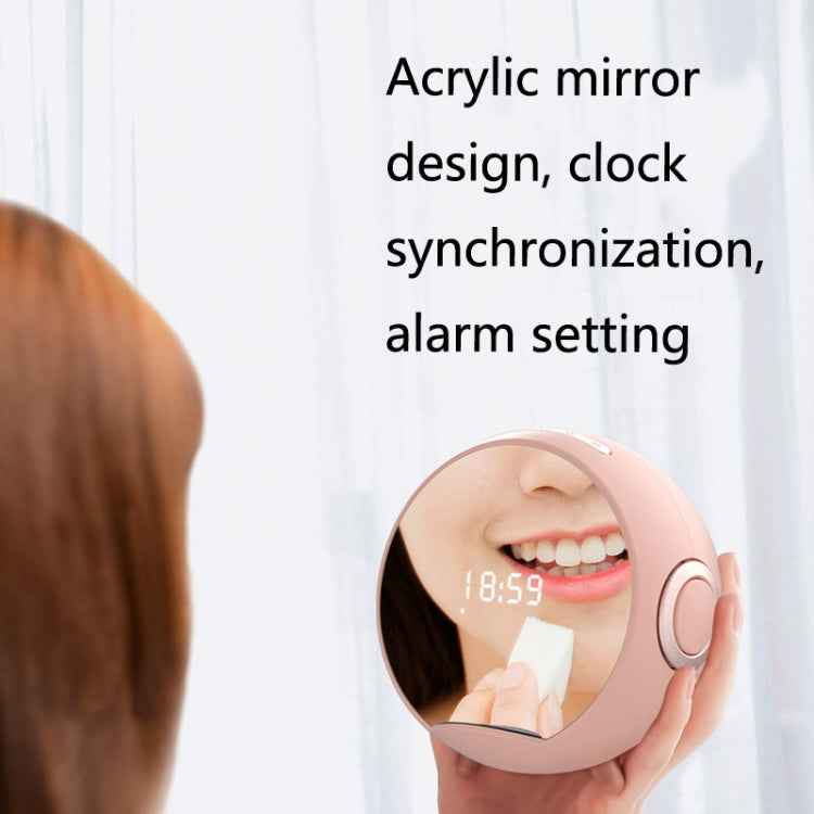 Mini Desktop Multi-Function Smart Wireless Charging Bluetooth Speaker with Alarm Clock & Phone Holder Function