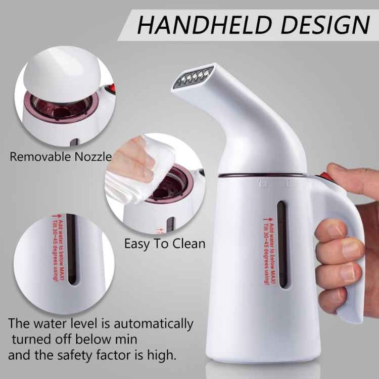 ES-150 700W Household Handheld Garment Ironing Machine Steam Ironing Machine Mini Electric Iron,UK Plug