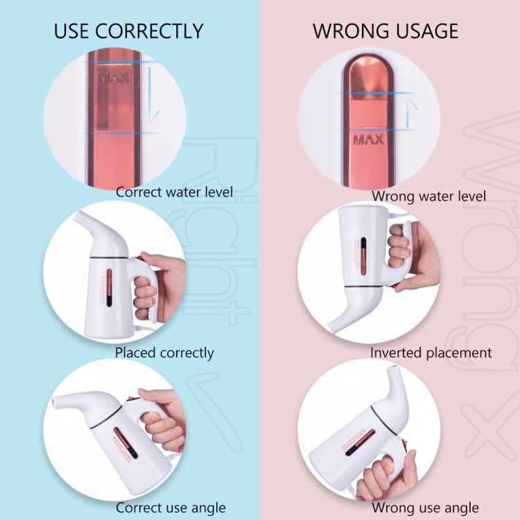 ES-150 700W Household Handheld Garment Ironing Machine Steam Ironing Machine Mini Electric Iron,UK Plug