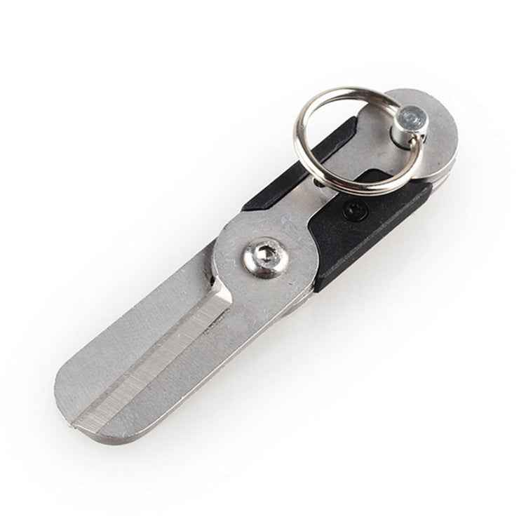 Outdoor Stainless Steel Mini Scissors Anti-Loss EDC Scissors