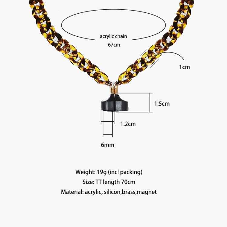 Wireless Earphones Acrylic Strong Magnetic Anti-Lost Chain For AirPods