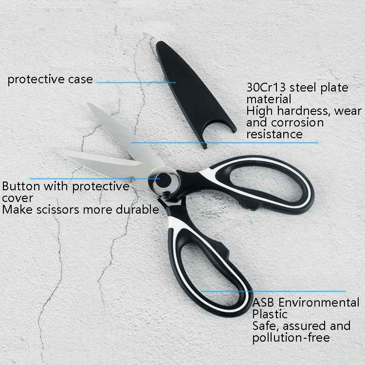 4 PCS Kitchen Scissors Multi-Function Home Stainless Steel Scissors