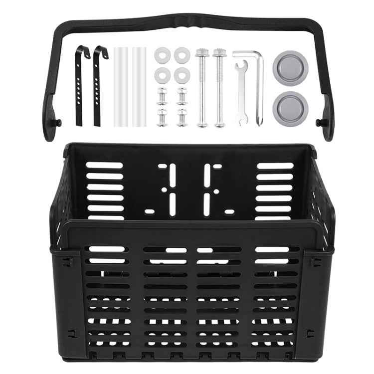 WEST BIKING Bicycle Basket Foldable Quick Release Basket Portable Food Basket