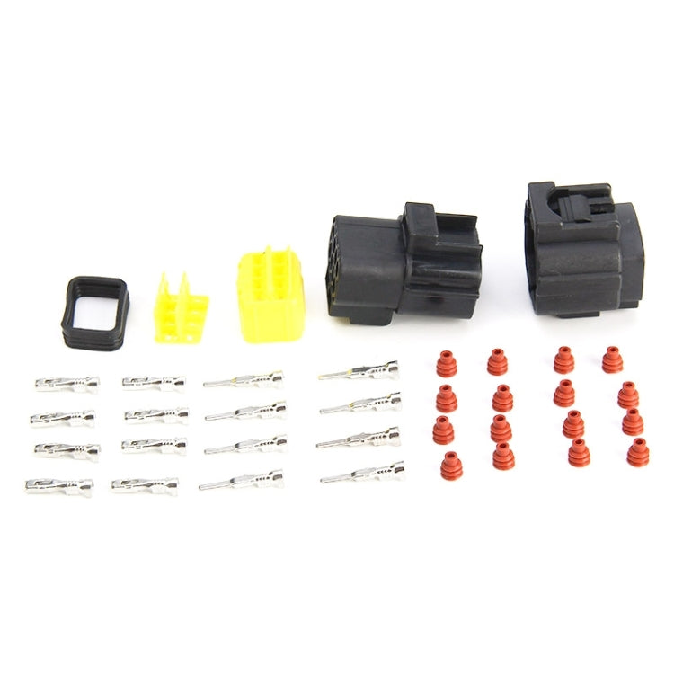 4 Sets  DJ70816Y 8 Holes Automobile Waterproof Plug Connector Automobile Plug-In Oil Pump Wiring Harness Generator Plug Set