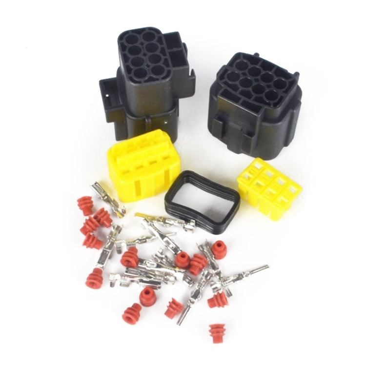 4 Sets DJ70816Y 8 Holes Automobile Waterproof Plug Connector Automobile Plug-In Oil Pump Wiring Harness Generator Plug Set