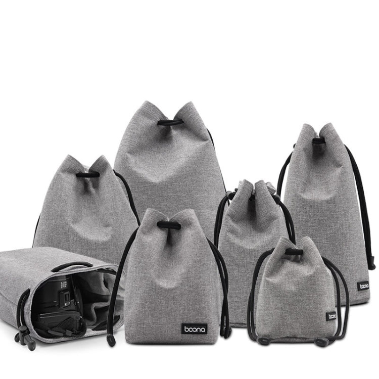 Benna Waterproof SLR Camera Lens Bag Lens Protective Cover Pouch Bag, Round Small, Round Medium, Round Large, Square Small, Square Medium, Square Large