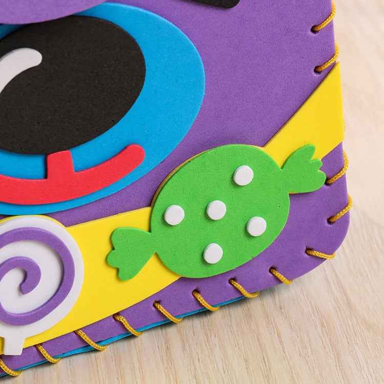 3 PCS Multicolor EVA Foam Puzzles Lovely Animals Children Handmade Bags, Random Style Delivery