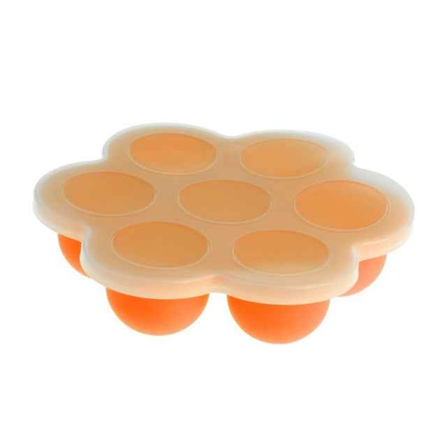 7 Grid Baby Food Container Infant Fruit Breast Milk Storage Box Freezer Tray Crisper