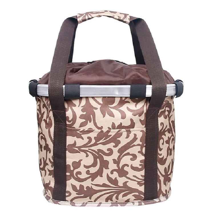 Bicycle Front Bag Basket Aluminum Alloy Foldable Basket, L