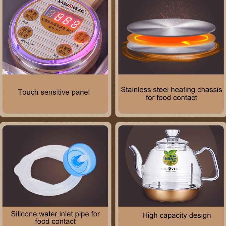 KAMJOVE B7 Full Intelligent Automatic Water Heating Electric Kettle Electric Tea Stove, CN Plug