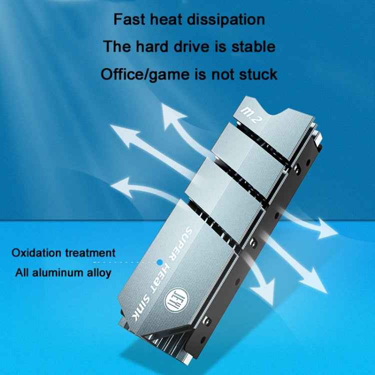 JEYI ColdFish M.2 Bearingless Hard Drive Cooler For NVME/Ngff