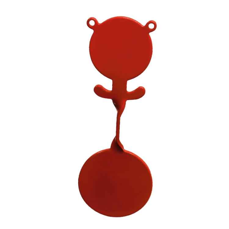 Bear Shape Splash Exercise Target Portable Tangible Tree Target Metal Shot Target, Bear Shape