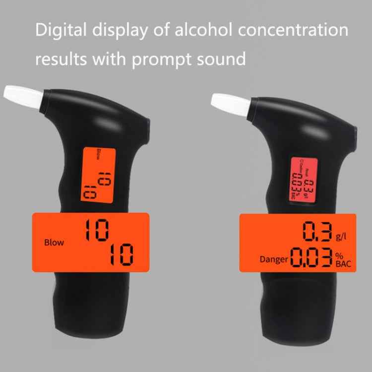 AT-65S Portable Blowing Alcohol Tester Fixed Drunk Digital Fine Tester, AT-65S