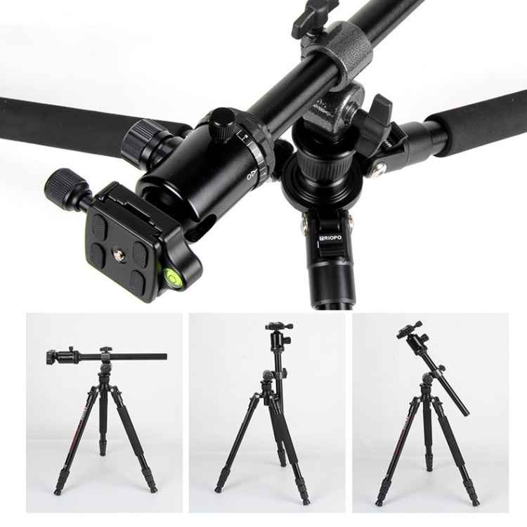 TRIOPO Horizontal Overhead Tripod Heads Multi-directional Central-Axis Lock