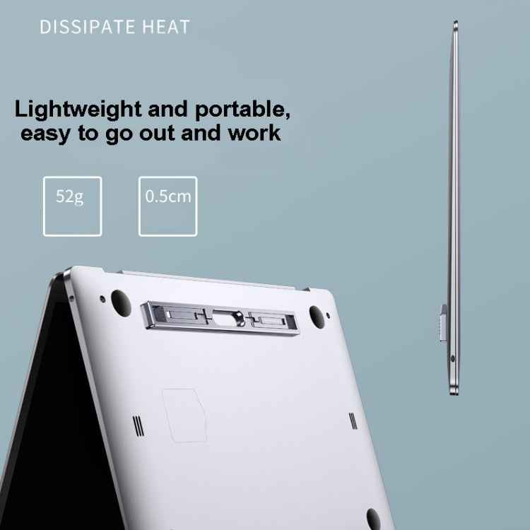 Oatsbasf K01 Adjustable Desktop Heightening Base Aluminum Alloy Radiator Folding Laptop Stand
