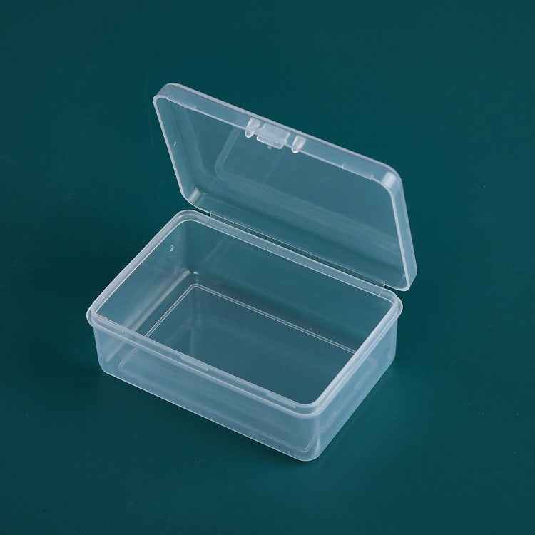 20 PCS Rectangular Plastic Box Transparent Parts PP Storage Box With Cover