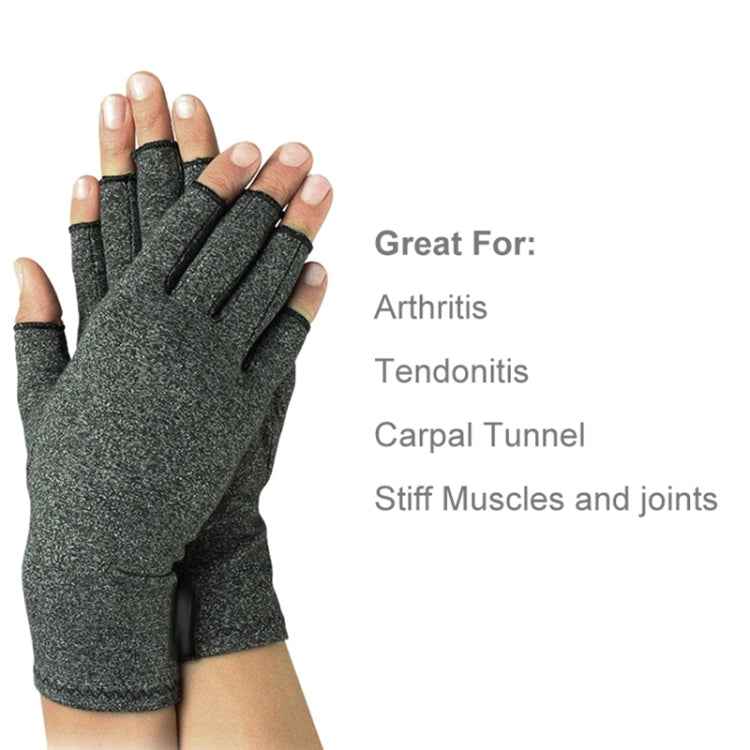 Half Finger Cycling Gloves Arthritis Pressure Health Gloves High Elastic Breathable Anti-edema Rehabilitation Riding Glov, L, M, S